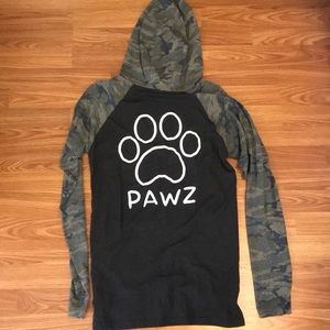 Pawz Light Weight Camo Hoodie